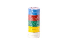 Лента изоляционная Intertool - 20 м ассорти (IT-0024)