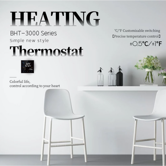 Термостат Програмований кімнатний, BECA BHT-3000, Wi-Fi, 16A | Зображення 2