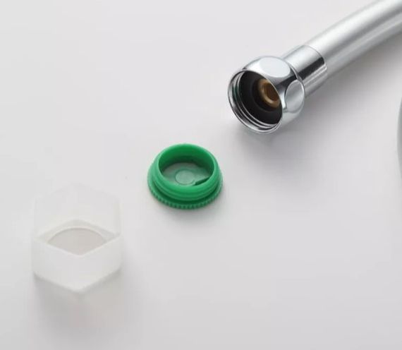 Душовий шланг Gappo полімер, 1500 мм, сріблястий G47 | Зображення 1