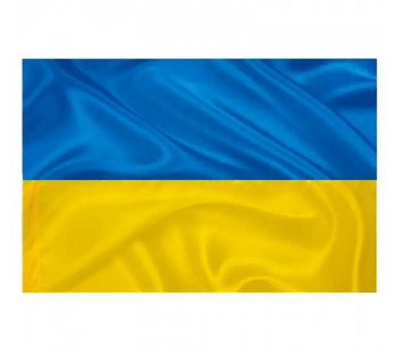 Прапор України атлас 90*135 см BK3026 | Зображення 1
