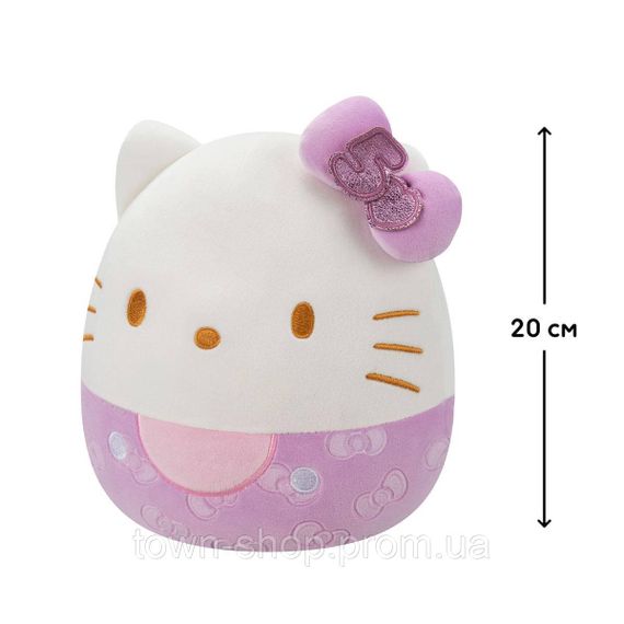 Мягкая игрушка Squishmallows – Хеллоу Китти в фиолетовом (20 cm) | Зображення 1