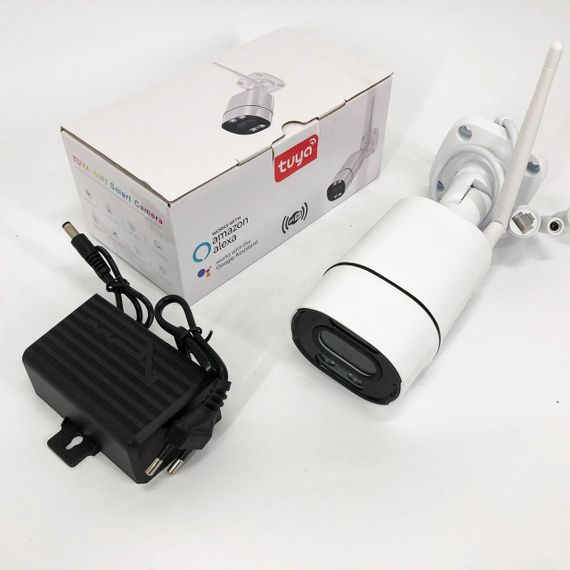 Камера видеонаблюдения Camera C16 TUYA APP WIFI IP 3.0 mp уличная с дистанционным просмотром | Зображення 1