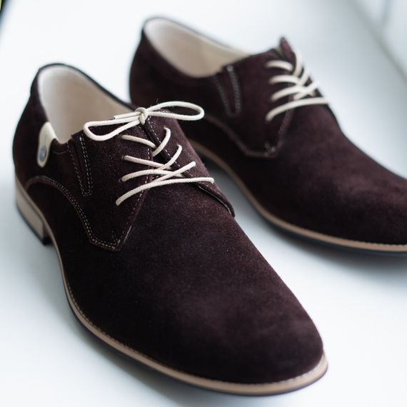 Коричневі замшеві туфлі 41 розмір | Зображення 1