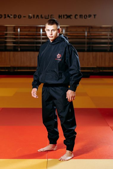 Спортивний костюм-сауна в чорному кольорі TM "Kintayo" розмір М. | Зображення 1