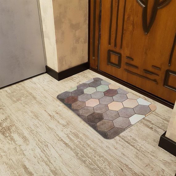 Вологопоглинаючий килимок шестикутники 40*60CM*3MM (D) SW-00001571 | Зображення 4