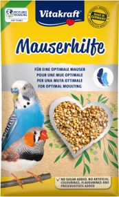 Витамины для волнистых попугаев и экзотических птиц во время линьки Vitakraft Mauserhilfe, 20 гр