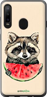 Чохол на Samsung Galaxy A8S Єнотик з кавуном "4605u-1636-2448"