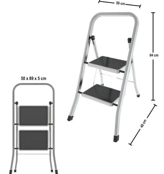Драбина Colombo Factotum Alu 2 щаблі (G110AT2W) | Зображення 3