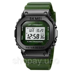 Мужские круглые спортивные часы SKMEI 1851AG, Практичные мужские часы Бюджетные спортивные OK-29