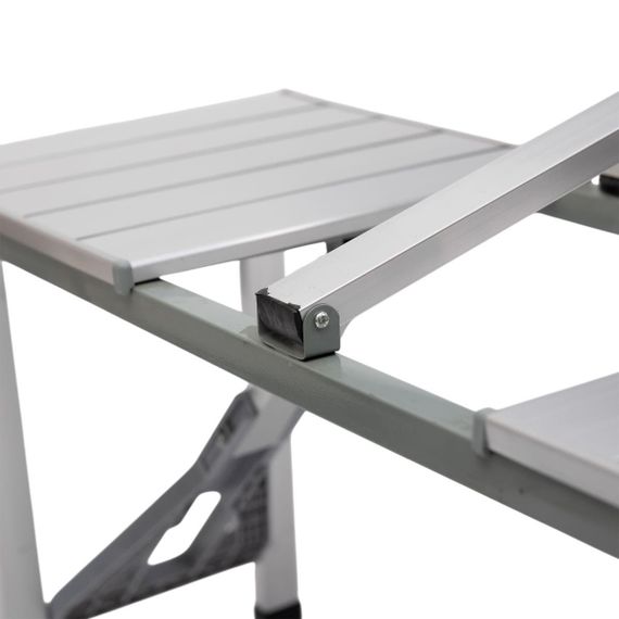 Складной алюминиевый стол трансформер + 4 стула для пикника в чемодане набор туристической складной мебели | Зображення 3