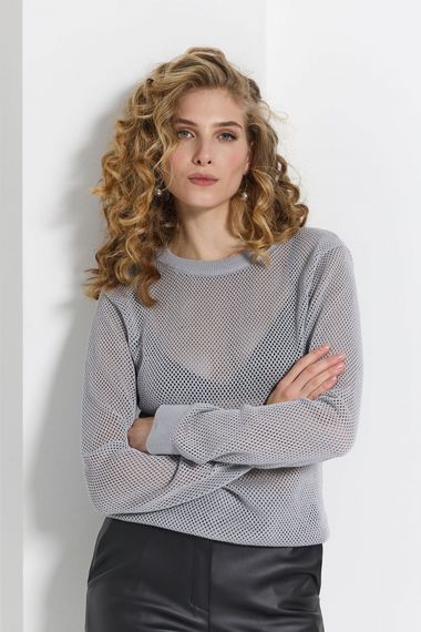 Джемпер ажур 2544 | Зображення 3