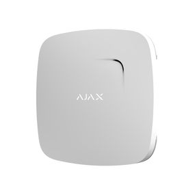 Бездротовий датчик детектування диму і чадного газу Ajax FireProtect Plus white