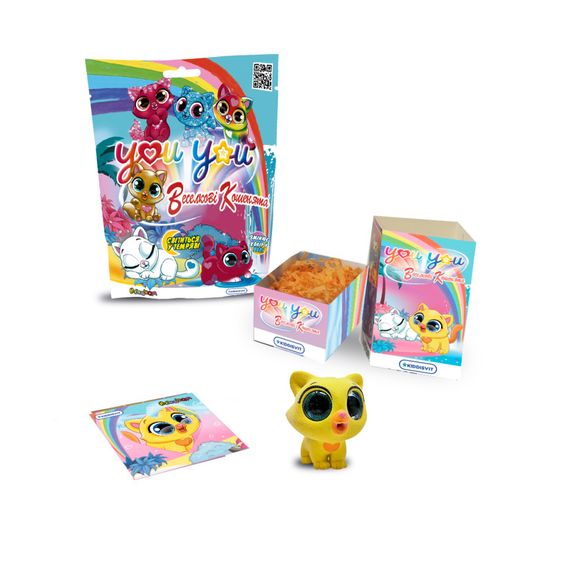 Колекційна іграшка Райдужні кошенята You You #sbabam 58/CN-2020 фігурка-сюрприз | Зображення 1