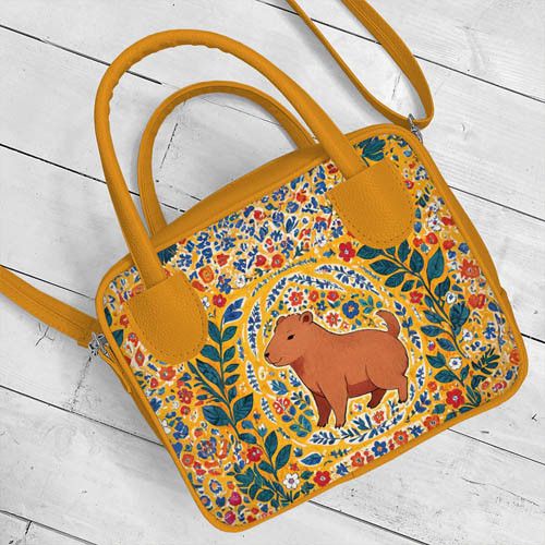 Сумка женская Kitto Капібара 25x20x9 см (SKI_JOY014_ZHL)