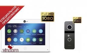 Комплект видеодомофона NeoLight Alpha HD и Solo FHD graphite