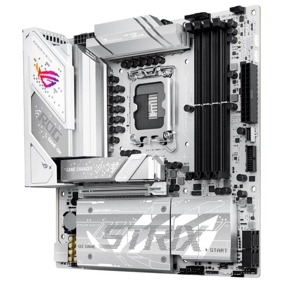 Материнcкая плата ASUS ROG STRIX B860-G GAMING WIFI s1851 B860 4xDDR5 M.2 DP HDMI USB Type-C Wi-Fi BT mATX белый 90MB1JF0-M0EAY0 | Зображення 4