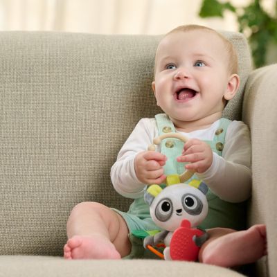 Игрушка на коляску Chicco Панда погремушка мягкая (8058664164851) (11566.00) | Зображення 2