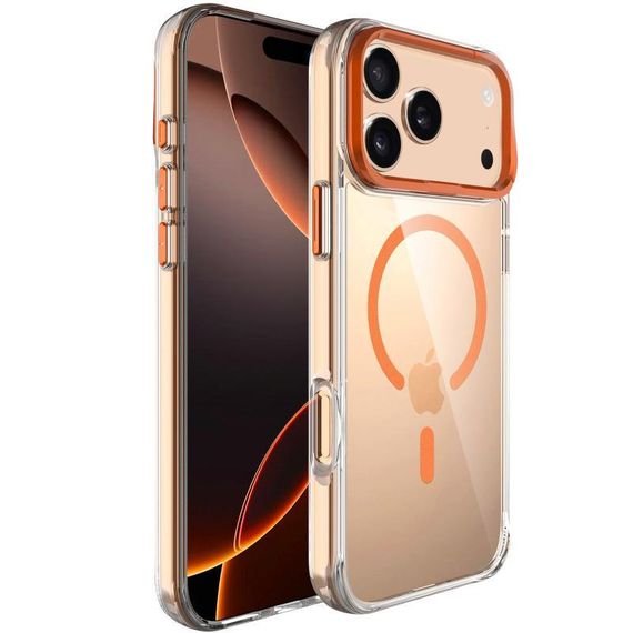 Чехол TPU Space Case Apex with MagSafe для Apple iPhone 17 Pro (6.3") Papaya | Зображення 1