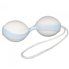 Вагинальные шарики Amor Gym Balls white-blue Sex Aura