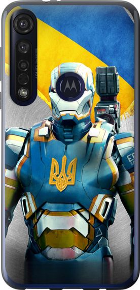 Чехол на Motorola G8 Plus Украинский киборг "980u-1837-17620"