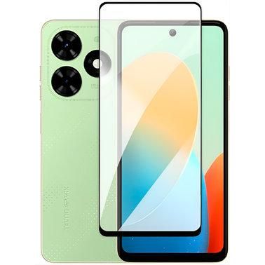 Захисне скло 2.5D на весь екран для Tecno Spark Go 2024