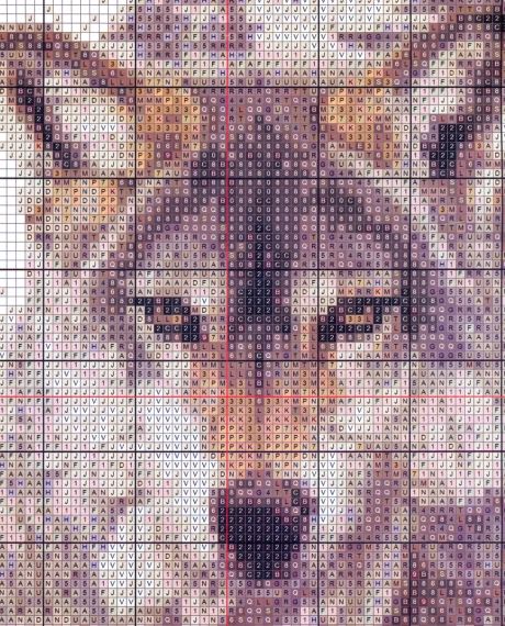 Набор для вышивания по нанесённой на канву схеме "Wolf spirit 2". AIDA 14CT printed 19*27 см | Зображення 3