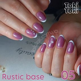 Кольорова база Toki-Toki Rustic Base 05 з шимером 5мл