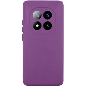 Чехол Silicone Cover Lakshmi Full Camera (AAA) для Xiaomi Redmi Note 14 Pro 4G Сливовый / Purple