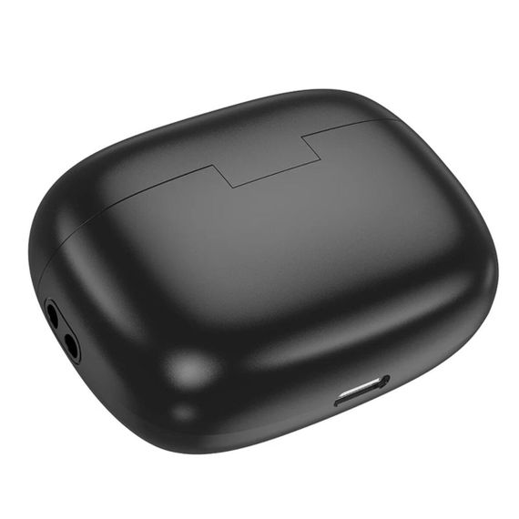Бездротові навушники HOCO EQ20 Rhyme true wireless ANC+ENC noise reduction BT headset Black | Зображення 3