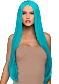 Парик Leg Avenue 33″ Long straight center part wig turquoise sexstyle