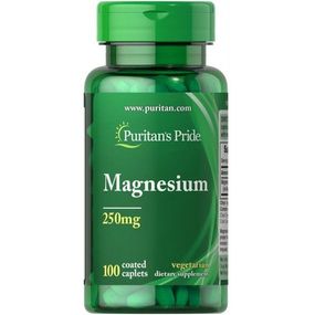 Мікроелемент Магній Puritan's Pride Magnesium 250 mg 100 Caplets PTP-15830
