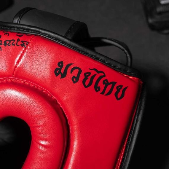 Шолом боксерський  Фантом Muay Thai Full Face Red (капа в комплекті) | Зображення 5