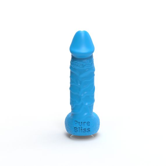 Мило член Pure Bliss 18 см Blue | Зображення 3