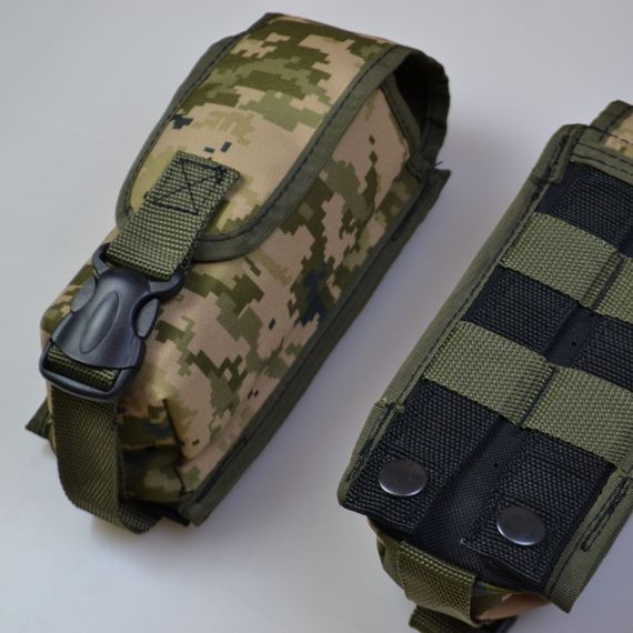 Подсумок на 2 магазина двойной из кордуры пиксель MOLLE тактический | Зображення 8