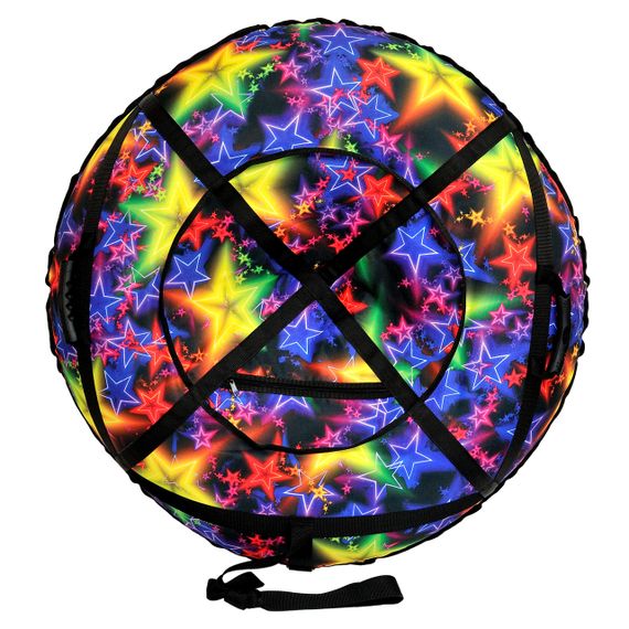 Тюбінг 100 см "Зірка" (Оксфорд, ПВХ) надувні санчата плюшка для снігу | Зображення 4