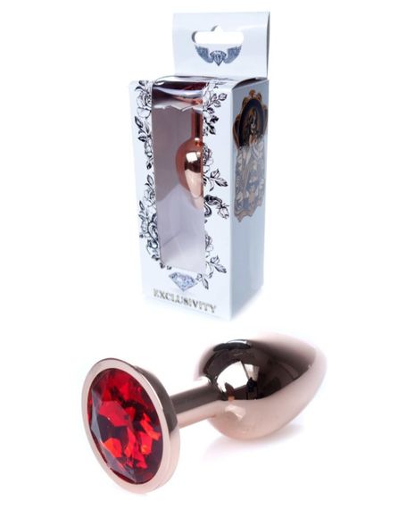 Анальная пробка - Jewellery Red Gold PLUG- Red sexstyle