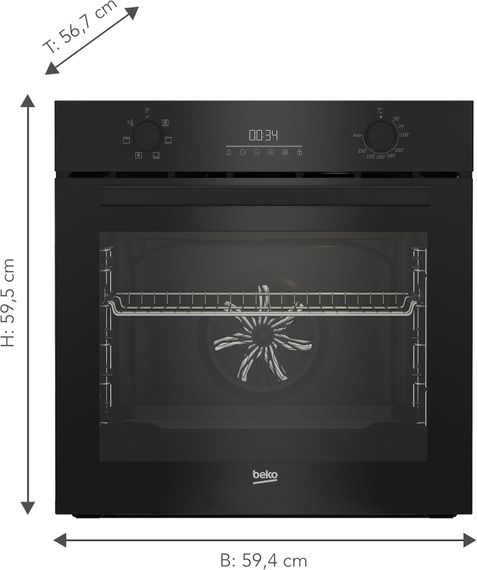 Духовой шкаф Beko электрический BBIE17300B | Зображення 1