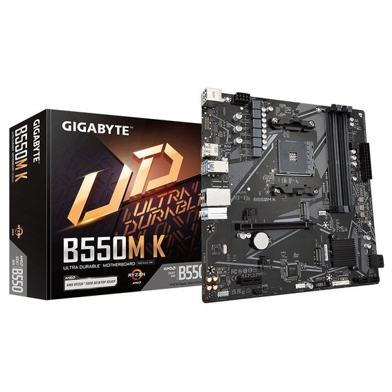 Материнська плата GIGABYTE B550M K | Зображення 3