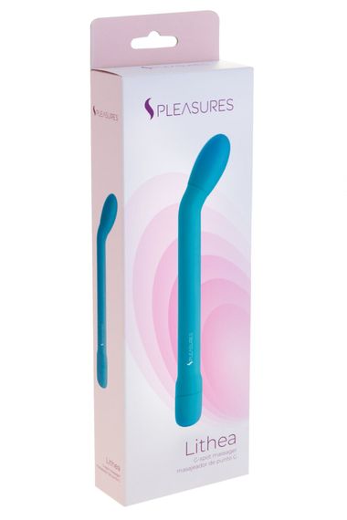 Тонкий вібратор для точки G S Pleasures Lithea Turqouise, 7 режимів | Зображення 2