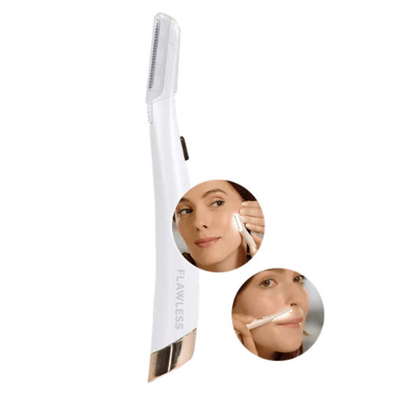 Триммер-эпилятор женский Flawless Dermaplane Glo, эпилятор для интимных зон