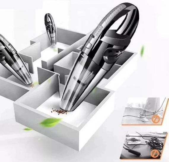 Беспроводной ручной автомобильный пылесос VACCUM CLEANER 120 Вт VAC-330 | Зображення 1