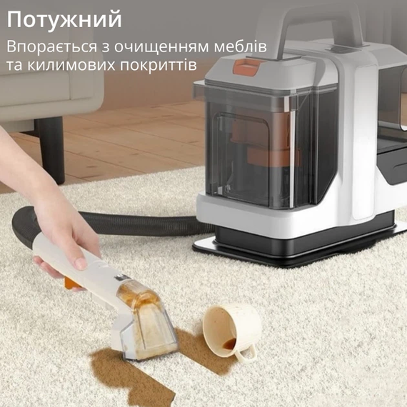 Универсальный моющий пылесос DOCTOR-101 для чистки для ковров, текстиля, мебели и автомобиля | Зображення 3