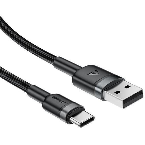 Дата кабель Acefast C22-04 USB to Type-C 60W (1.2m) Black | Зображення 2
