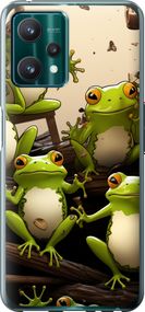 Чехол на Realme 9 Pro Жабки "5656u-2595-17620"