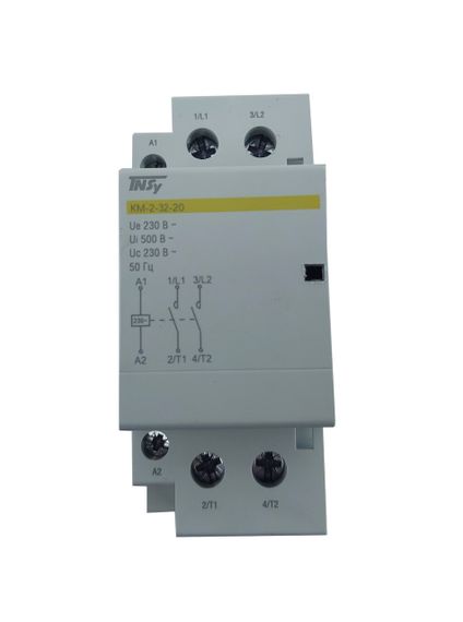 Контактор модульний КМ-2-32-20 32А 230AC 2NO 2р 2мод. Ny95503820 | Зображення 1
