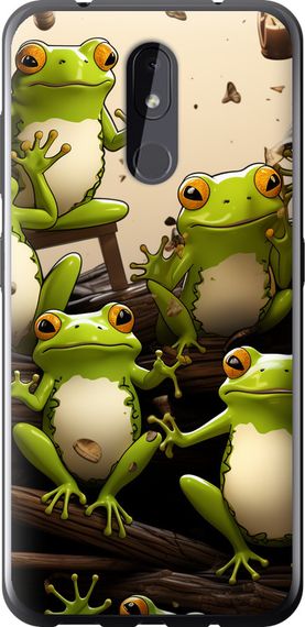 Чехол на Nokia 3.2 Жабки "5656u-1705-17620"