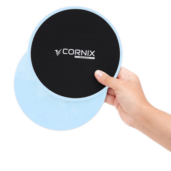 Диски-слайдери Cornix Sliding Disc для ковзання (глайдингу) 2 шт XR-0179 Sky Blue | Зображення 1