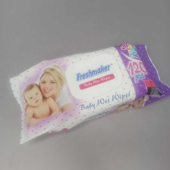 Серветки вологі Freshmarket 120шт