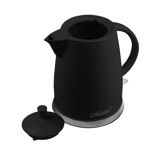 Електрочайник 1,5л 1500W (диск) чорний MR-069-BLACK Maestro | Зображення 1