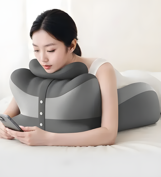 Ергономічна клинуватий подушка з memory foam для шиї, спини та ніг | Зображення 2